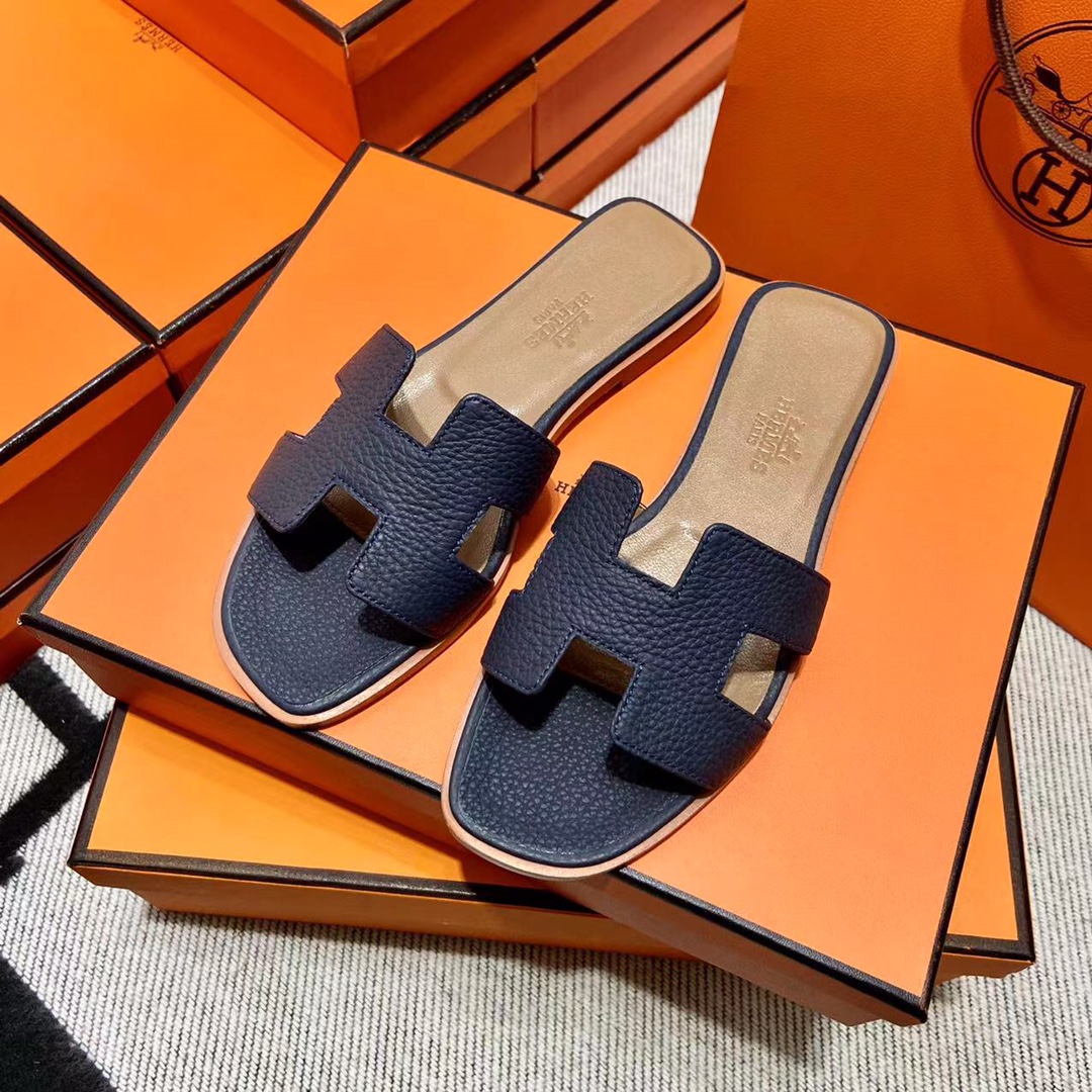 에르메스 올수공 오란 슬리퍼 샌들 토고 36